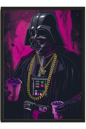 Darth Vader Drip Poster